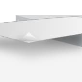 300 g karton met afneembare sticker wit