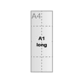 Lang A1-formaat (42 x 118,8 cm)