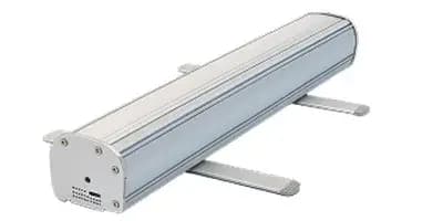 Budget roll-up voet zilver