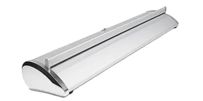 Deluxe roll-up voet zilver