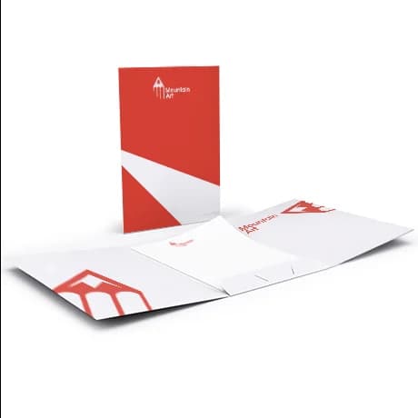 3-delige presentatiemap met flappen voor professionele presentaties