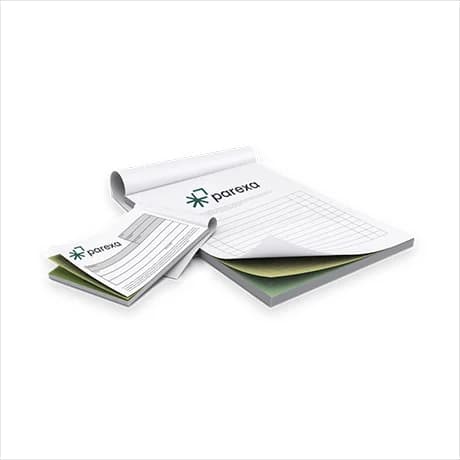 Doorschrijfsets 3-voudig, in blok