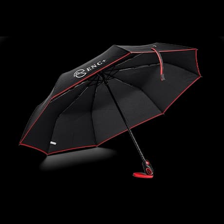 Opvouwbare paraplu's, zwart