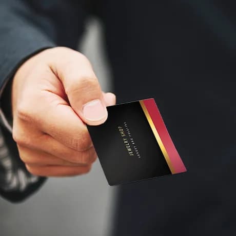 Visitekaartjes met veredeling