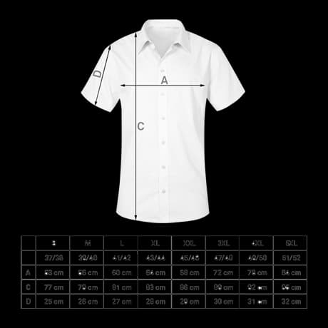Classic overhemden met korte mouw