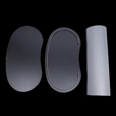 Beurstafels gebogen, systeem incl. bedrukking