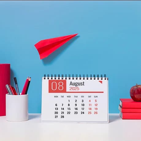 Bureaukalenders met rugsteun drukken
