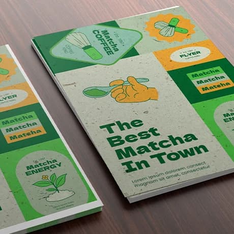 Flyers van milieuvriendelijk papier