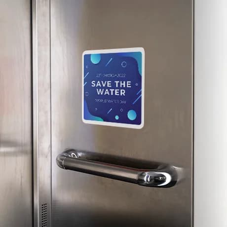 Statisch hechtende stickers