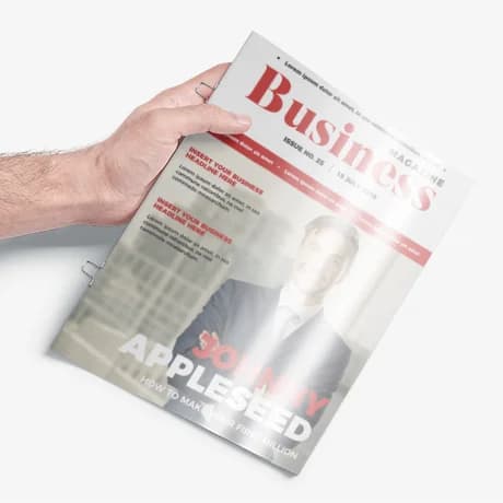 Geniete magazines met oognieten en exclusieve afwerking