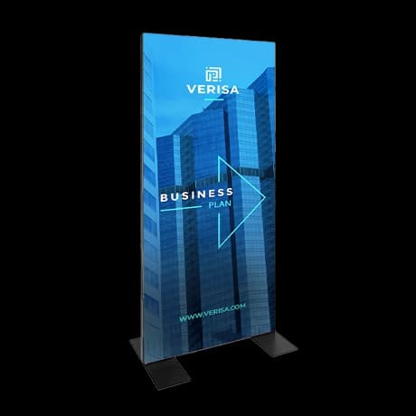 Vrijstaand textielframe