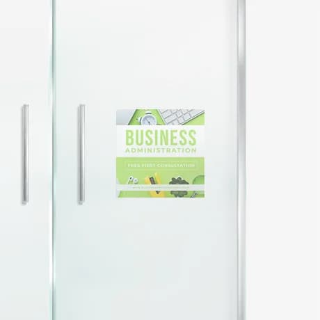 Gespiegelde folie zonder lijm