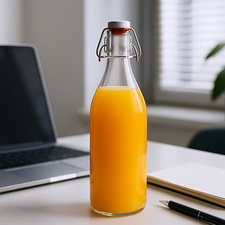 Glazen flessen met beugelsluiting