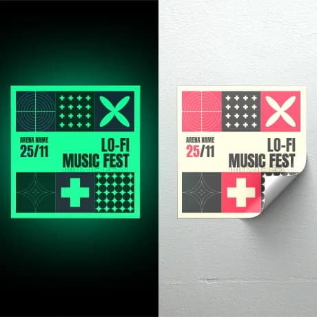 Lichtgevende stickers