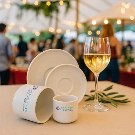 Kopjes zonder oor met schotel