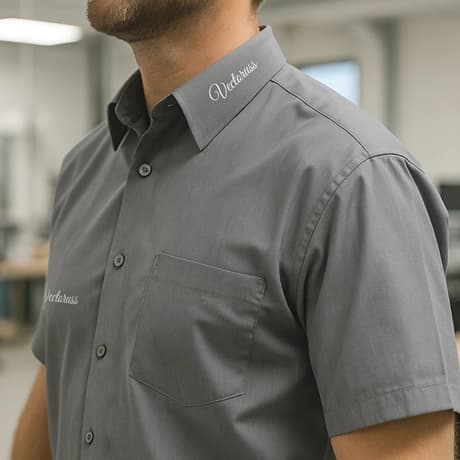 Seidensticker overhemd met korte mouwen en borstzak