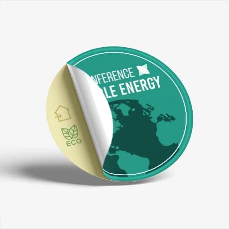 Veganistische indoor stickers