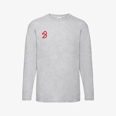 Heren longsleeve met bedrukking voor professioneel gebruik