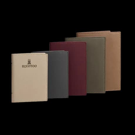 Menukaarten met zachte kaft