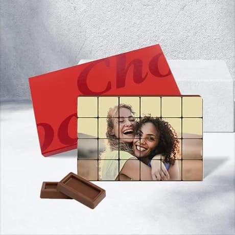 Chocolaatjes in cadeauverpakking