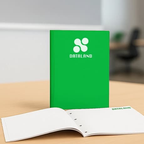 Schrijfblok met omslag