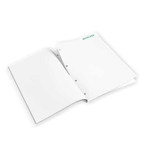 "Professionele schrijfblokken A4 omslag full colour bedrukken Schrijfblok 104 204 paginas polyurethaan-lijmbinding kwaliteit Bedrijfs schrijfblokken 250g kaft inkjet papier premium"