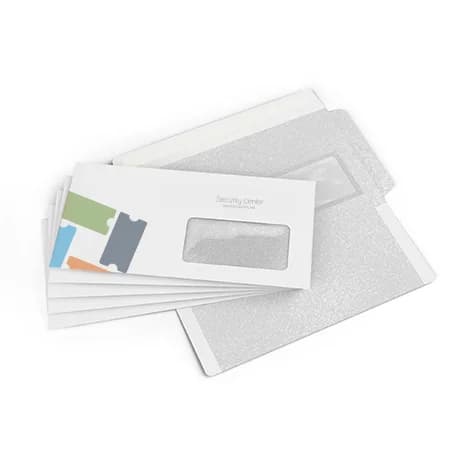 Enveloppen met gedeeltelijke bedrukking voor een subtiele en elegante personalisatie