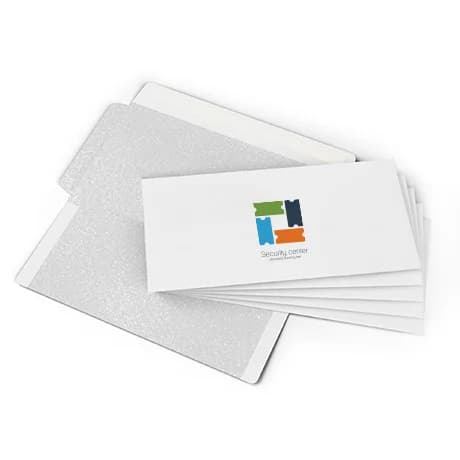 Enveloppen met gedeeltelijke bedrukking