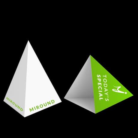 Baliedisplays piramide