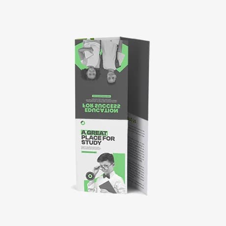 Folders met kruis- en wikkelvouw