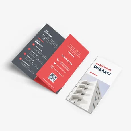 Gepersonaliseerde folder met wikkelvouw voor promoties