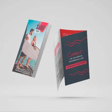 Folders wikkelvouw drukken