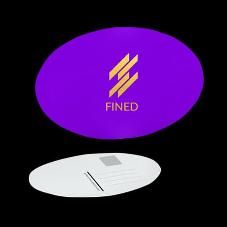 Postkaarten, rond/ovaal