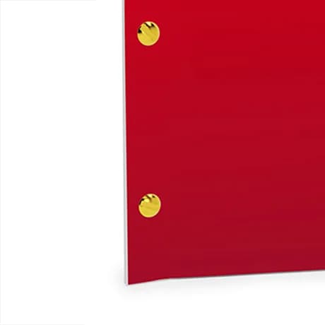 Brochures met boekschroeven