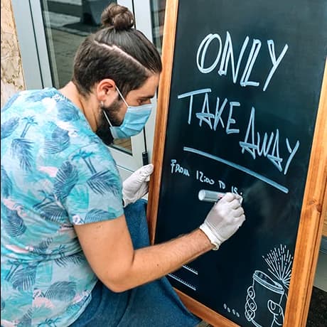 Outdoor stoepborden van hout (niet bedrukbaar)