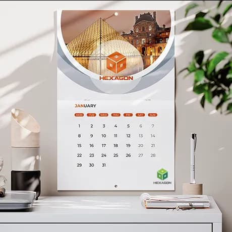 Wandkalenders in de rug geniet