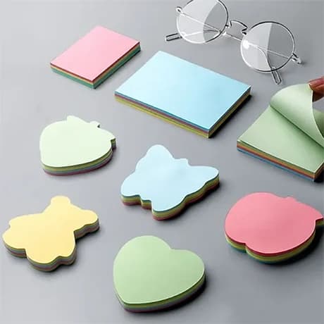 Memoblokken met stansvorm