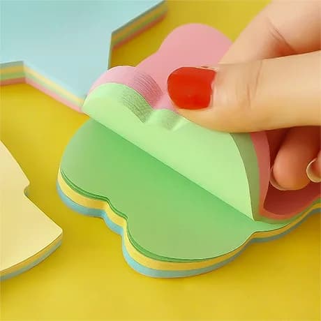 Memoblokken met stansvorm