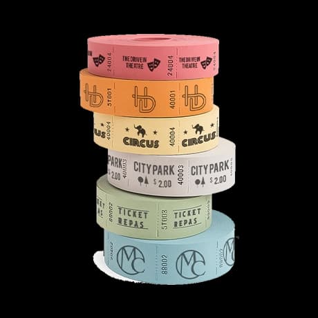 Consumptiebonnen op rol