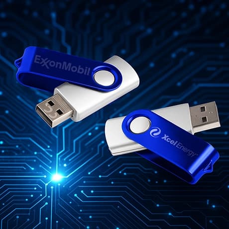 USB-sticks met draaibare aluminium beugel
