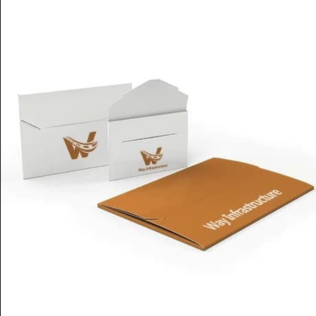 Presentatiemappen met afsluitklep