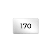 170 g glanzend gestreken papier