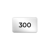 300 g glanzend gestreken papier