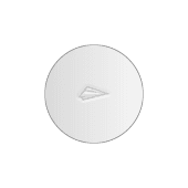 Rond, diameter 9,5 cm