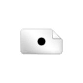 1/0 (zwart, enkelzijdig bedrukt)