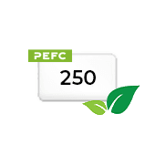 250 g offset wit PEFC