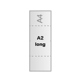 Lang A2-formaat (29,7 x 84 cm)