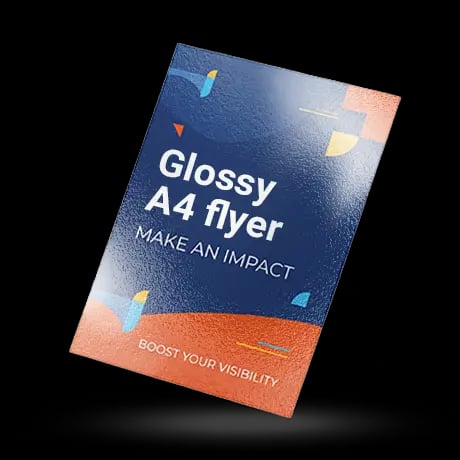 Flyer A4 glanzend
