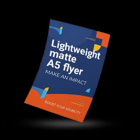 Flyer A5 mat licht
