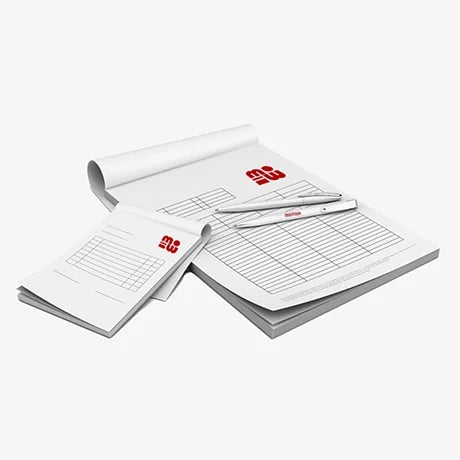 Doorschrijfsets 2-voudig, in blok